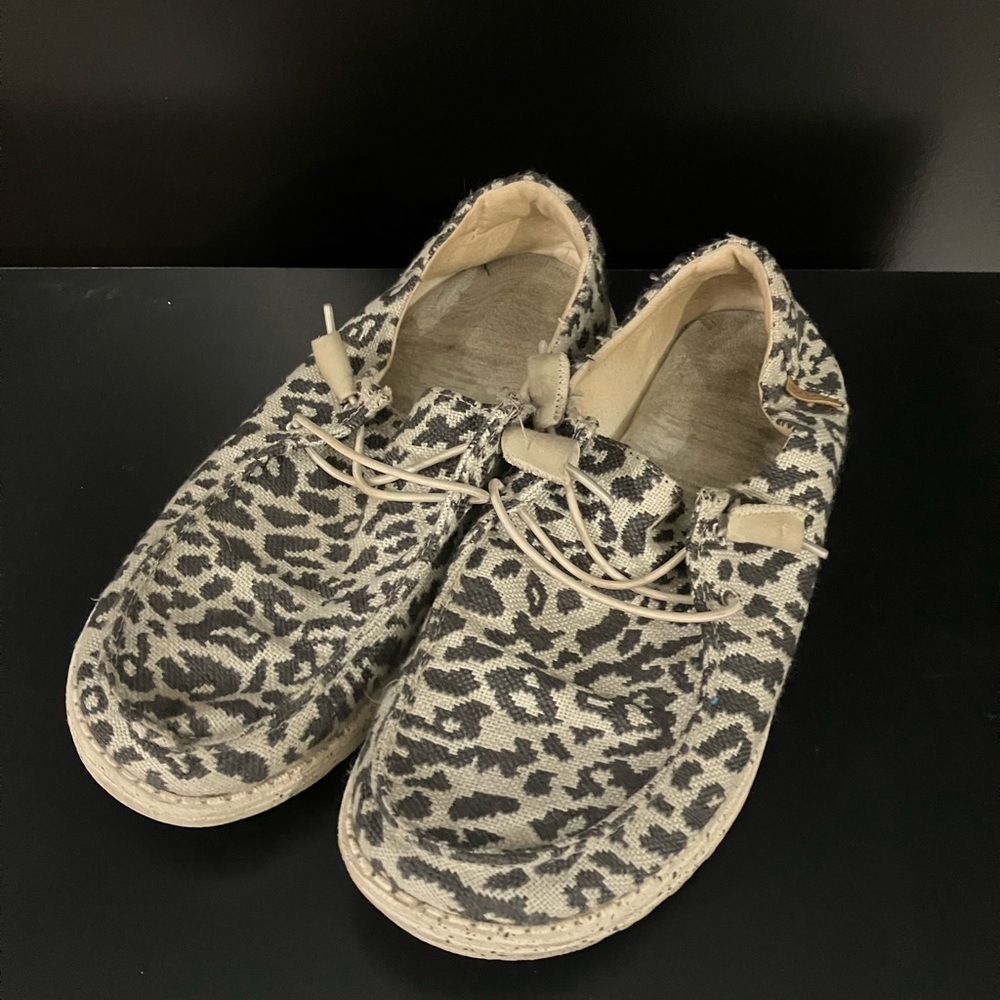 Hey Dude Animal Print Loafers